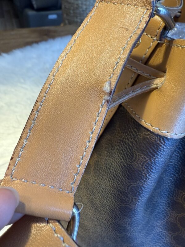 Celine Macadam Bucket Bag with Pouch - Image 6