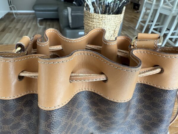 Celine Macadam Bucket Bag with Pouch - Image 4