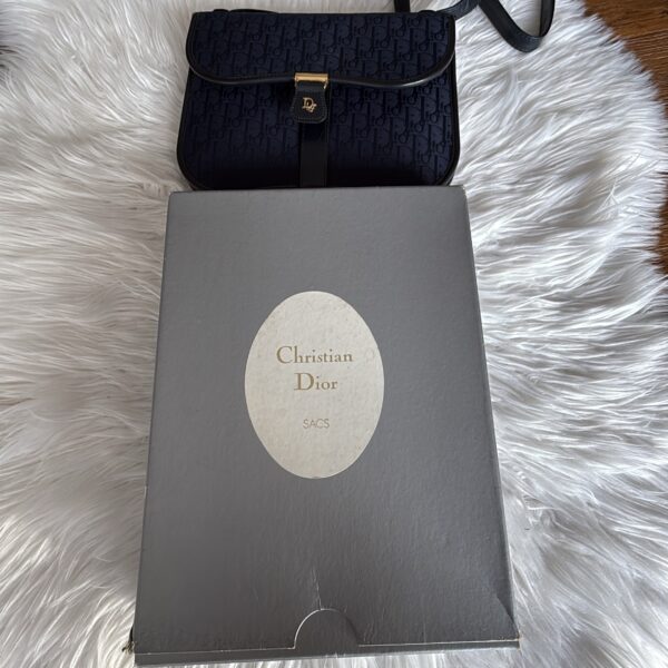 Dior Vintage Navy Trotter - Image 3