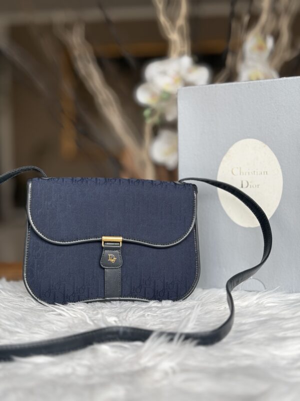 Dior Vintage Navy Trotter