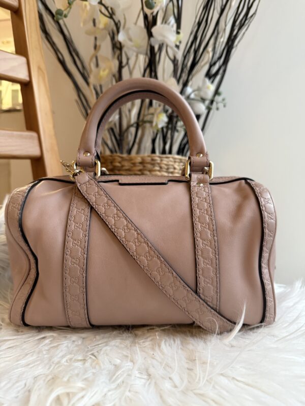 Gucci Powder Pink Leather Boston - Image 2