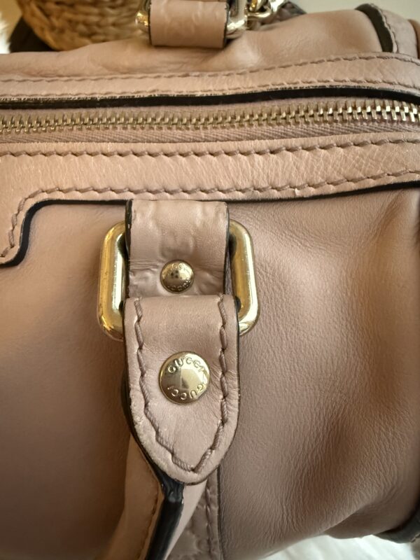 Gucci Powder Pink Leather Boston - Image 13