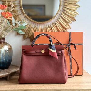 Hermes Herbag 31 RougeH/Rouge H