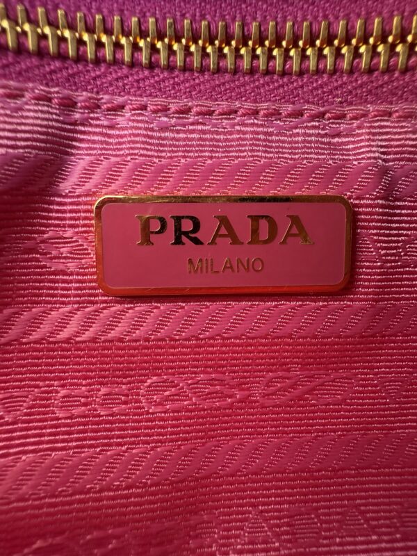 Prada Nylon Cosmetic Pouch Pink - Image 6