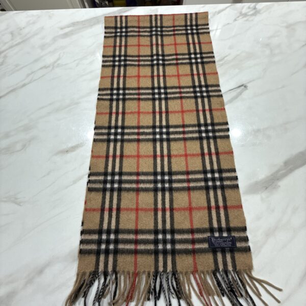 Burberry Check Cashmere Scarf - Image 13