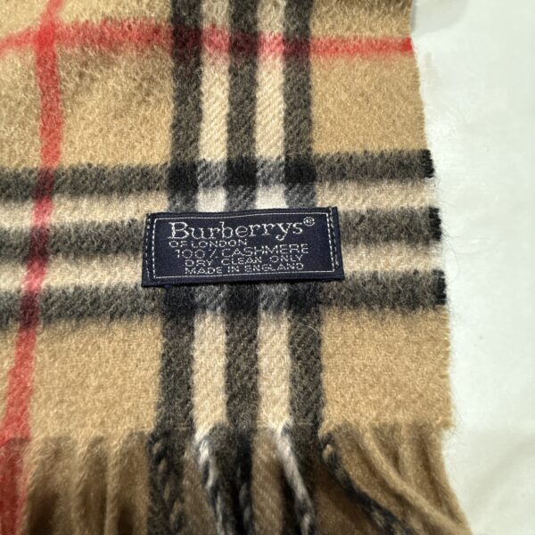 Burberry Check Cashmere Scarf - Image 11
