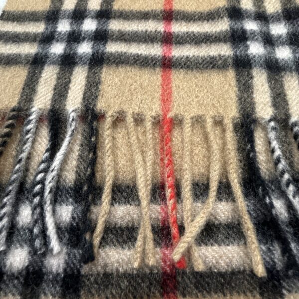 Burberry Check Cashmere Scarf - Image 9