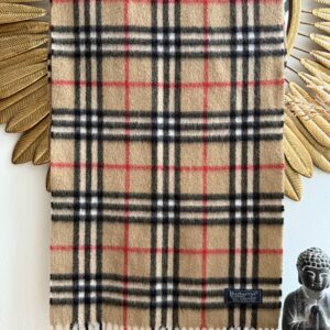Burberry Check Cashmere Scarf