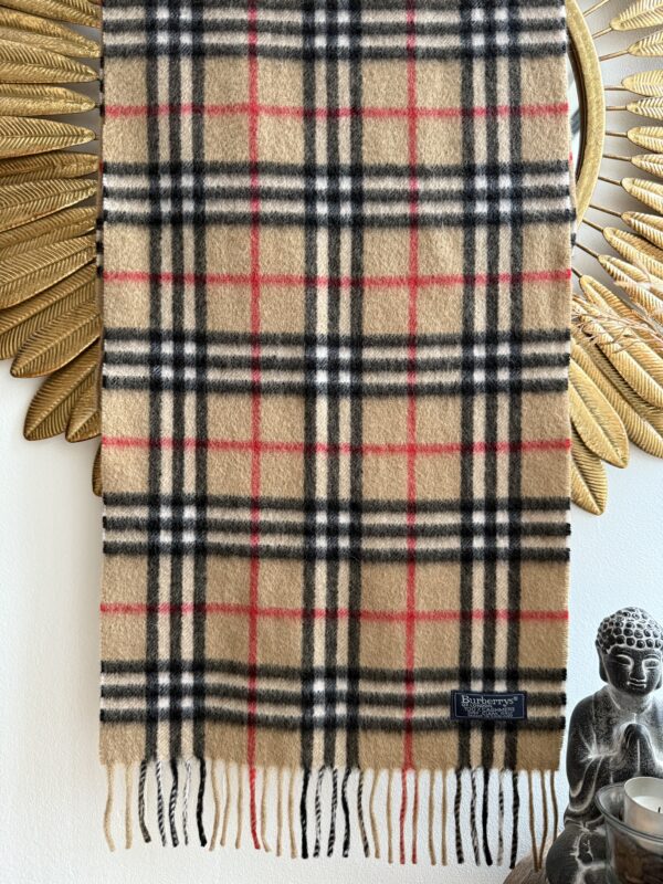Burberry Check Cashmere Scarf