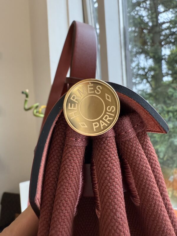 Hermes Herbag 31 RougeH/Rouge H - Image 8