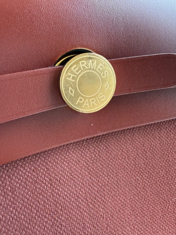 Hermes Herbag 31 RougeH/Rouge H - Image 17