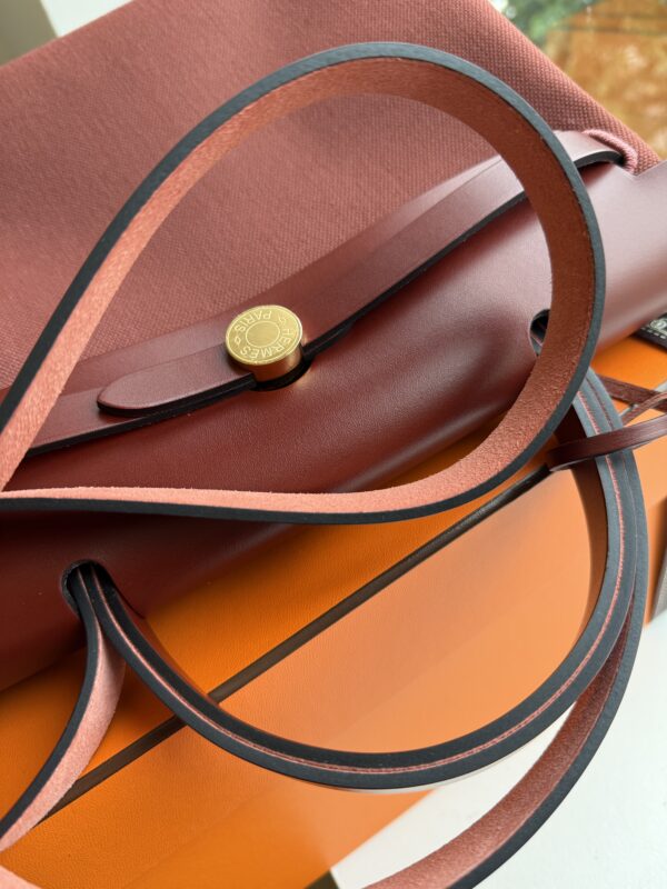 Hermes Herbag 31 RougeH/Rouge H - Image 18