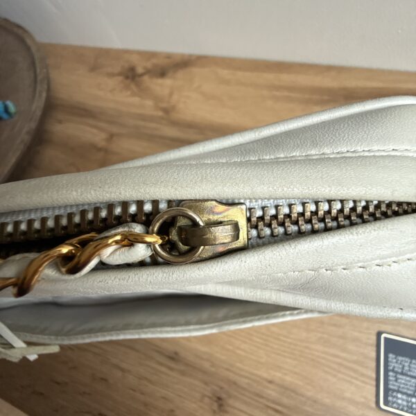 Chanel Tassel Camera Bag Lambskin White - Image 12