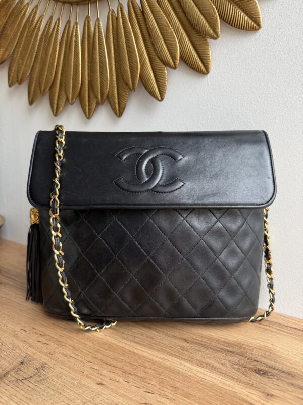 Chanel Tassel Lambskin Black - Image 2