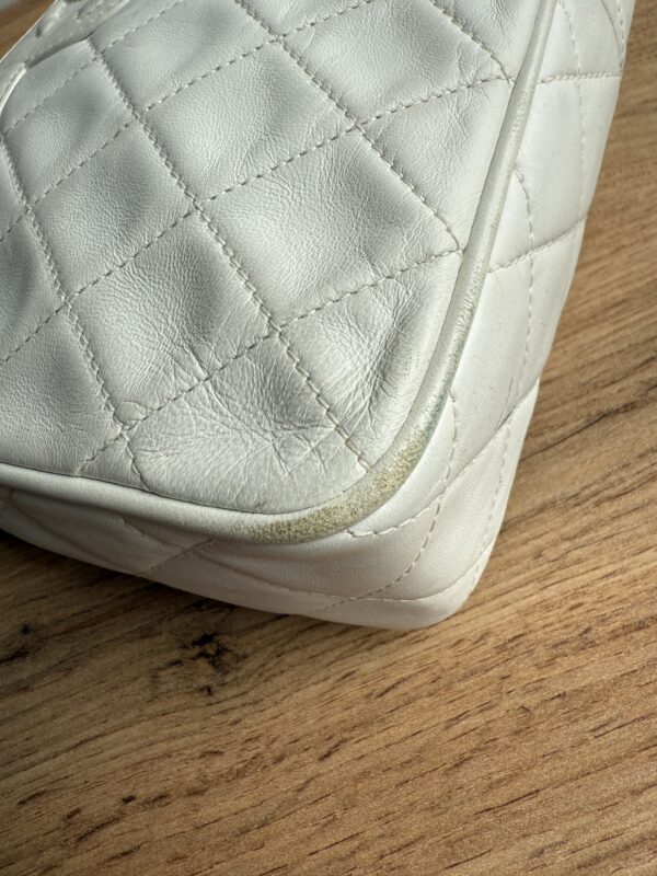 Chanel Tassel Camera Bag Lambskin White - Image 15