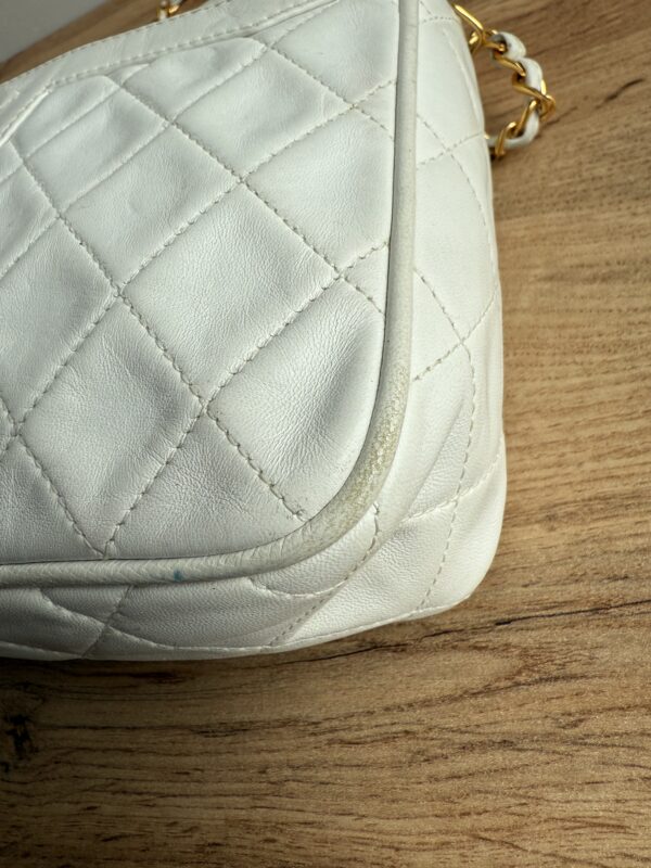 Chanel Tassel Camera Bag Lambskin White - Image 16