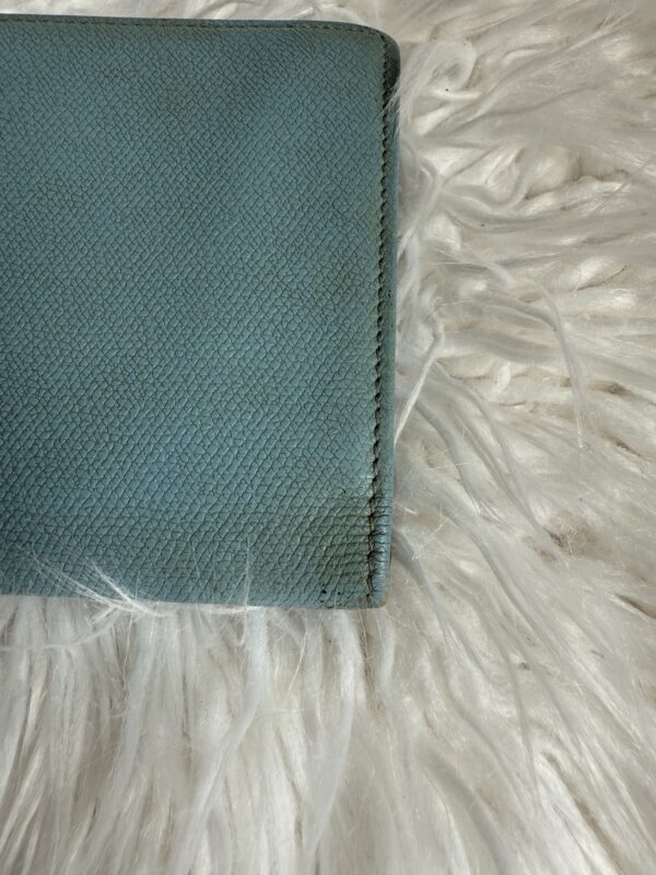 Chanel Long Wallet Blue Caviar Leather - Image 12