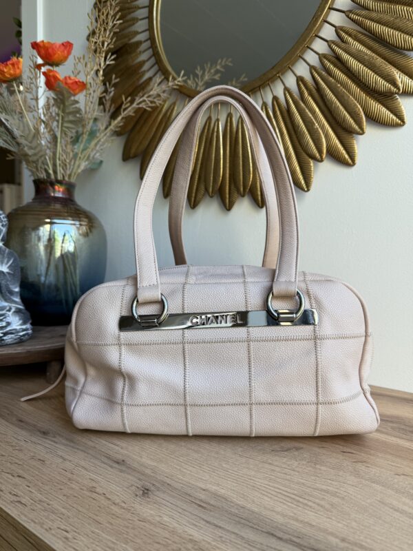 Chanel Bowling Bag Pinkish Beige
