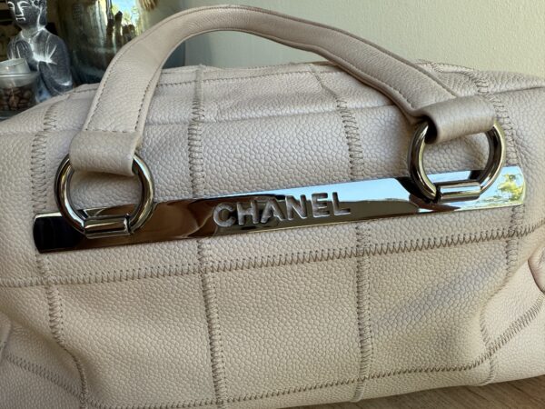 Chanel Bowling Bag Pinkish Beige - Image 15