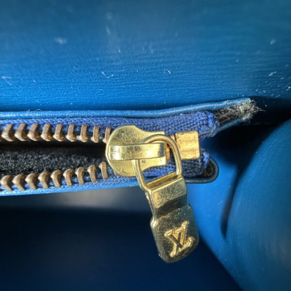 Louis Vuitton Malesherbes Epi Blue - Image 11