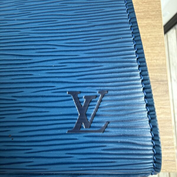 Louis Vuitton Malesherbes Epi Blue - Image 9