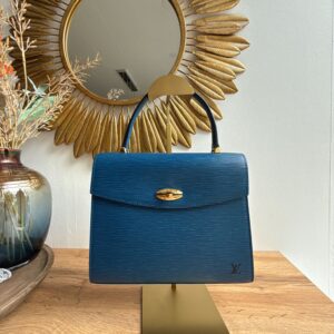 Louis Vuitton Malesherbes Epi Blue