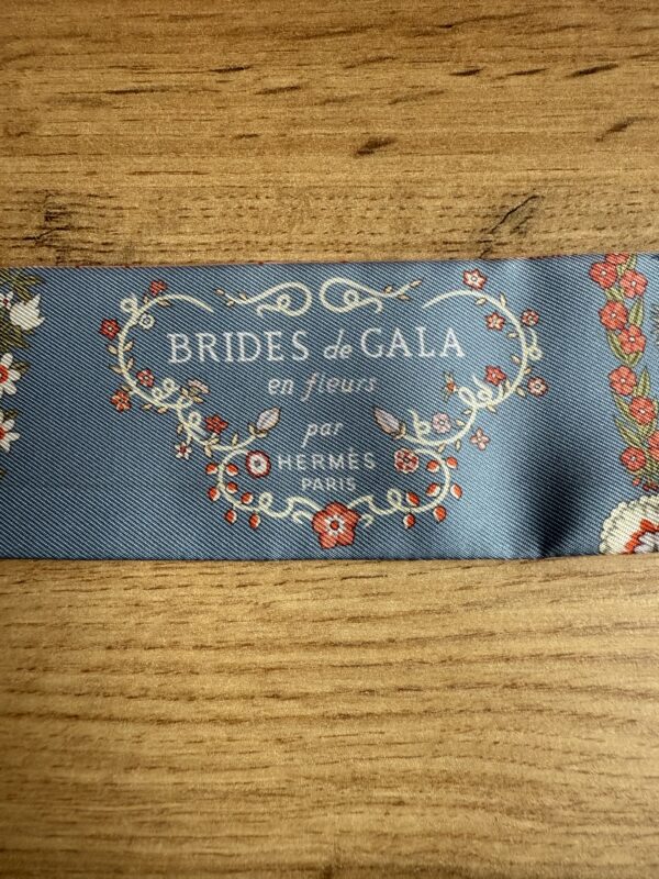 Hermes Brides de Gala en Fleurs Twilly - Image 5