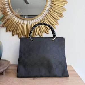 Gucci Nylon Bamboo Shopper