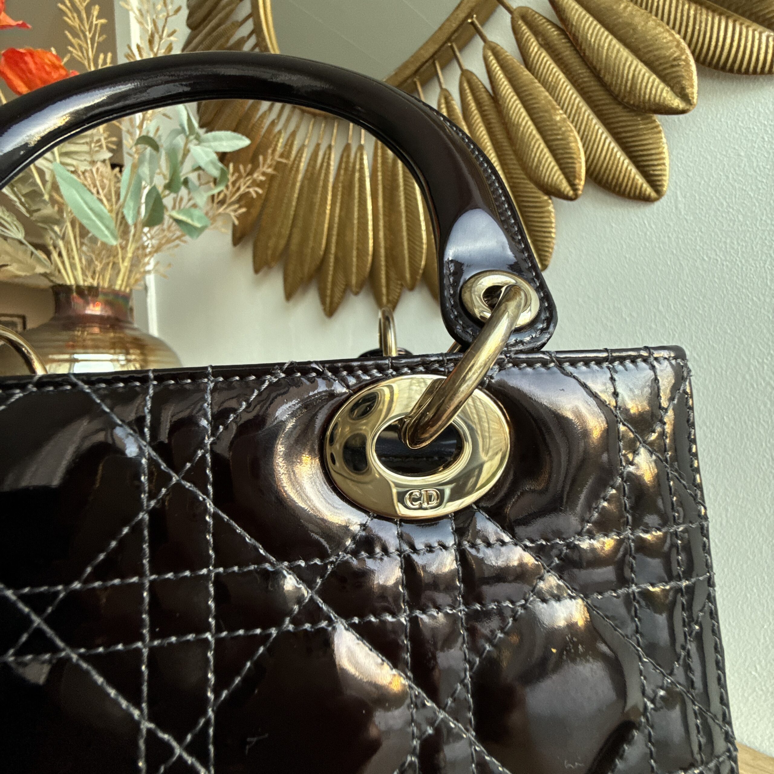 Lady Dior Medium Patent - Image 17