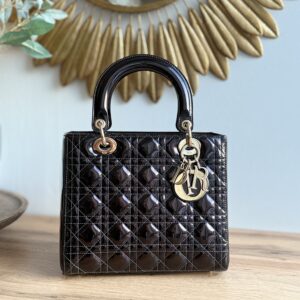 Lady Dior Medium Patent