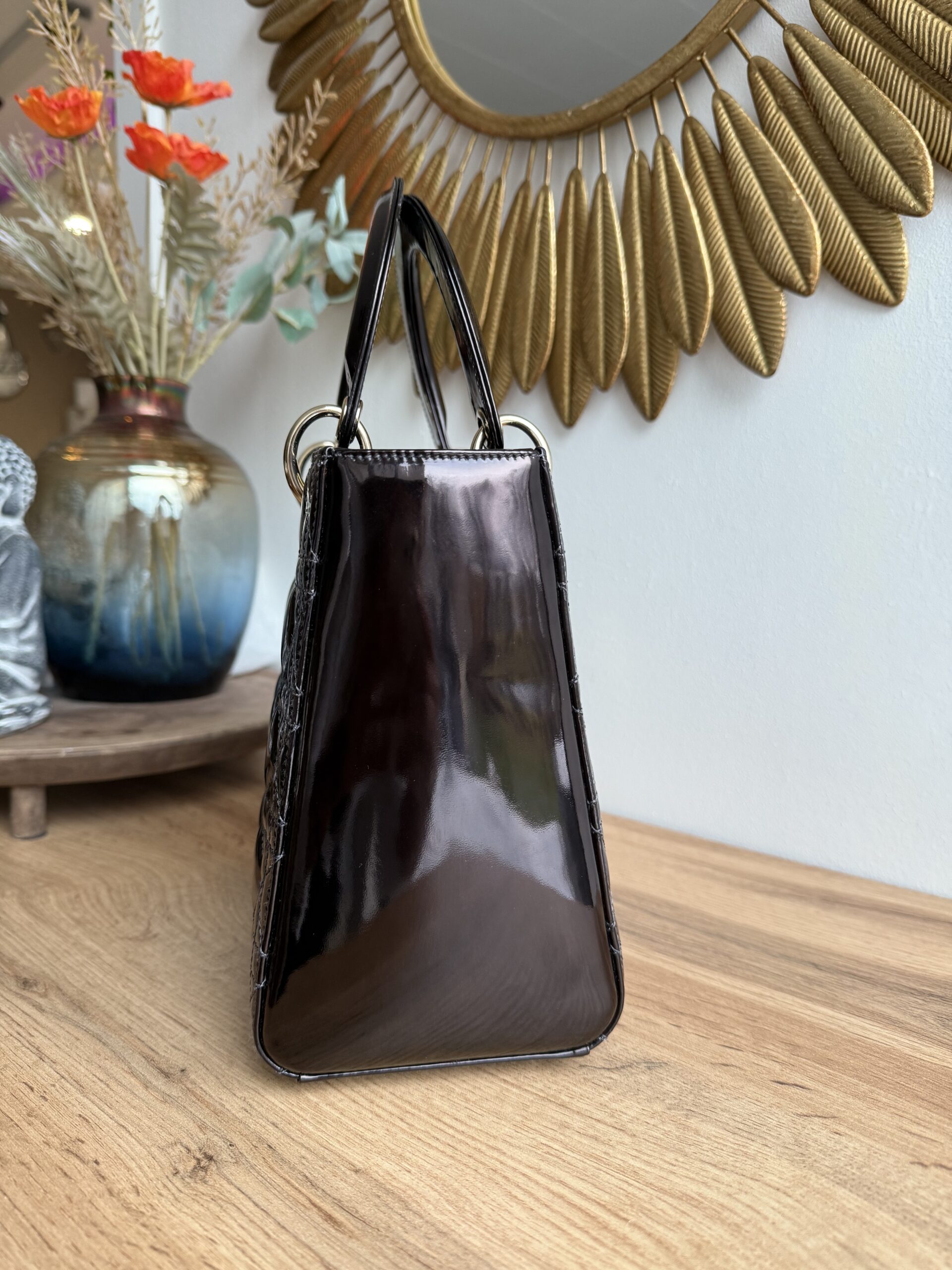 Lady Dior Medium Patent - Image 6