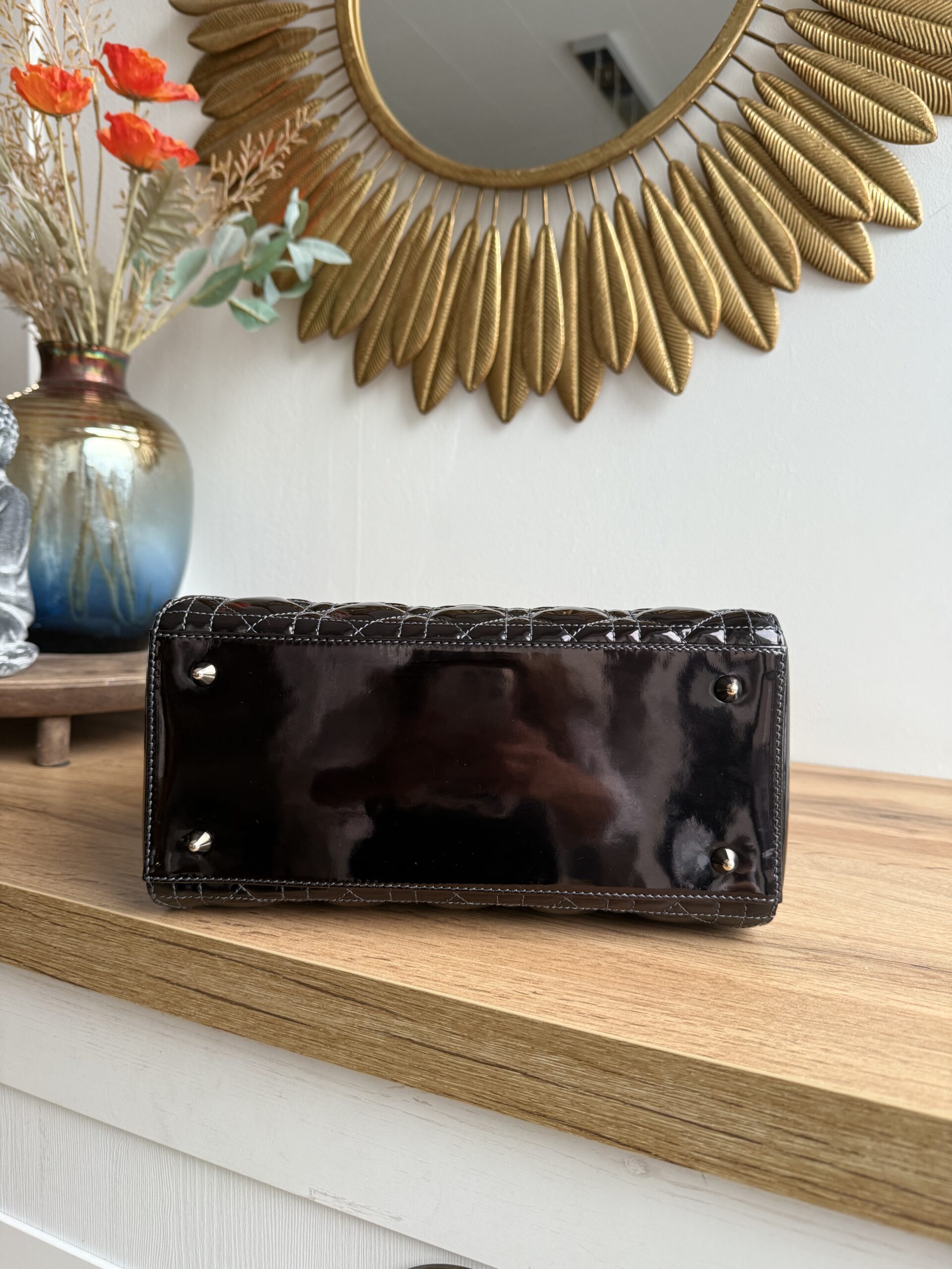 Lady Dior Medium Patent - Image 7