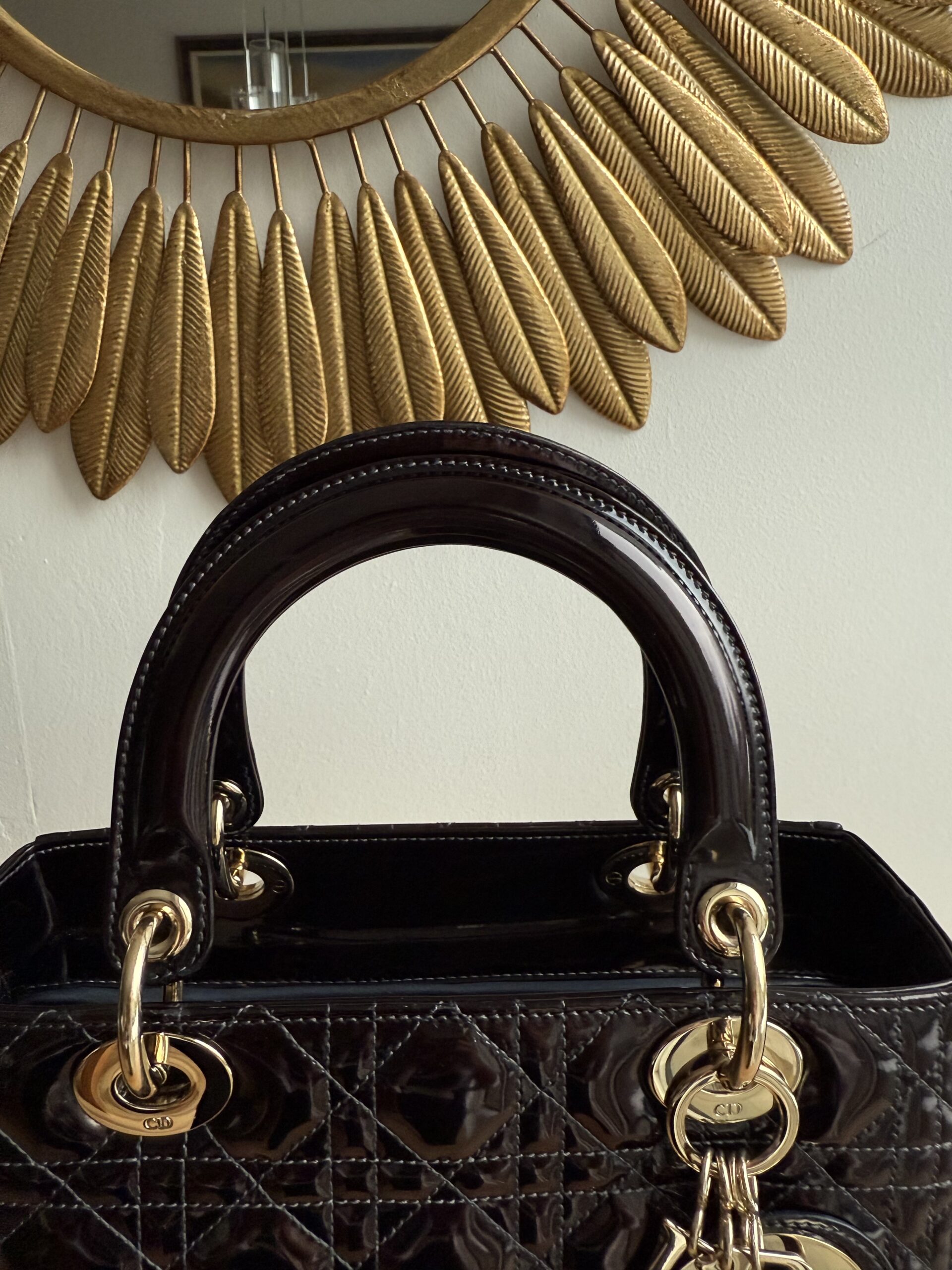 Lady Dior Medium Patent - Image 10