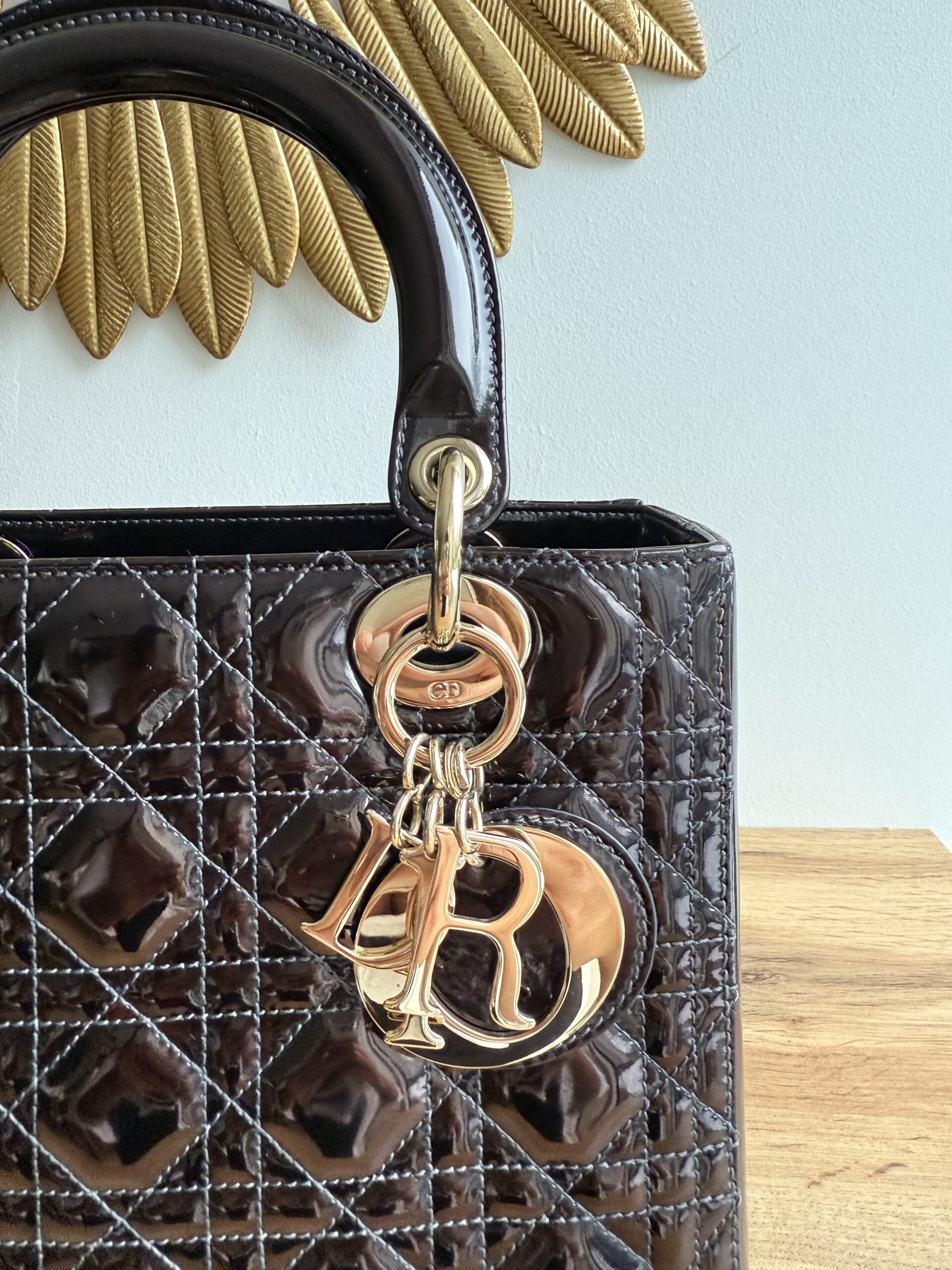 Lady Dior Medium Patent - Image 11