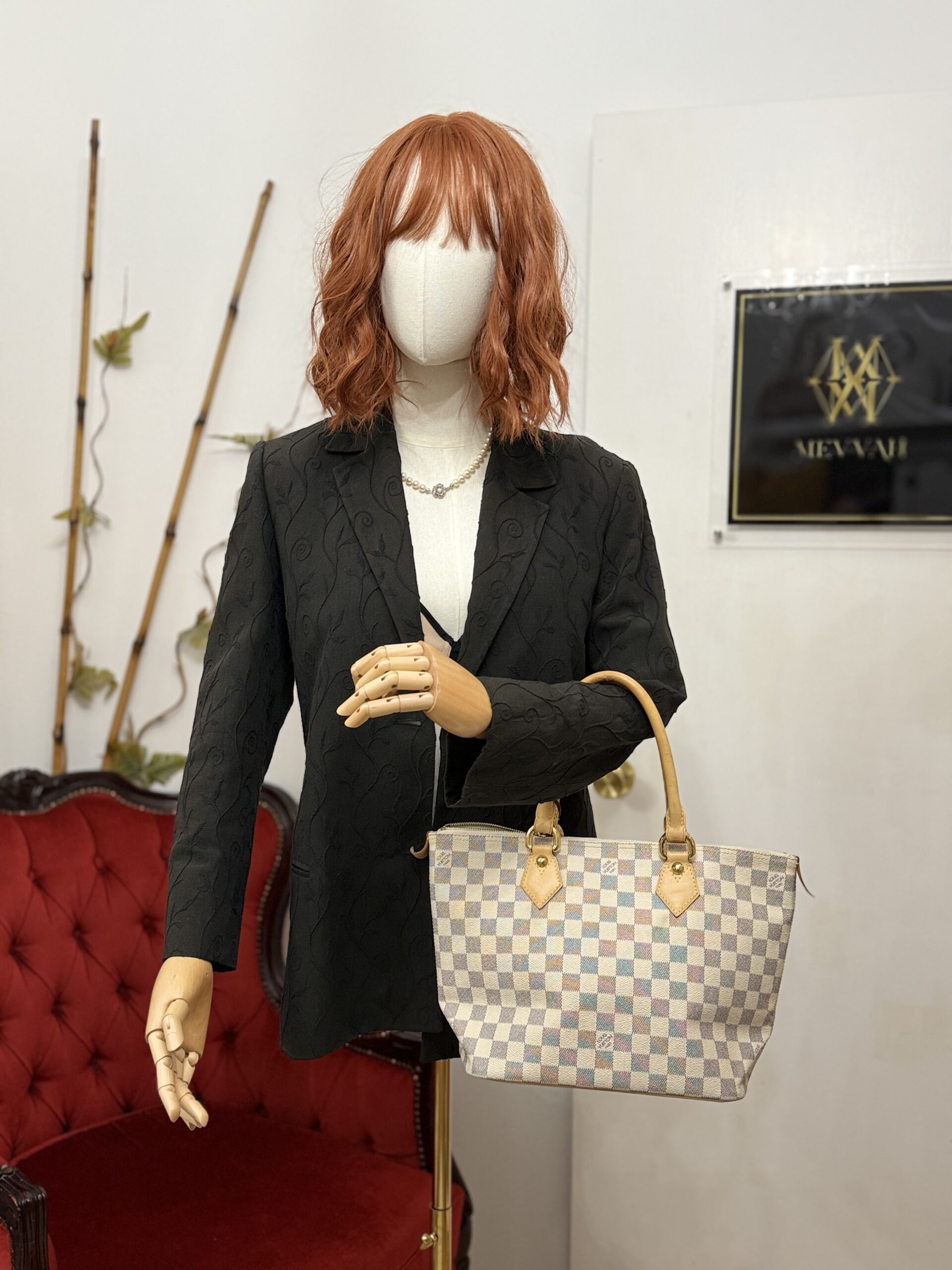 LOUIS VUITTON Saleya PM Damier Azur - Image 2