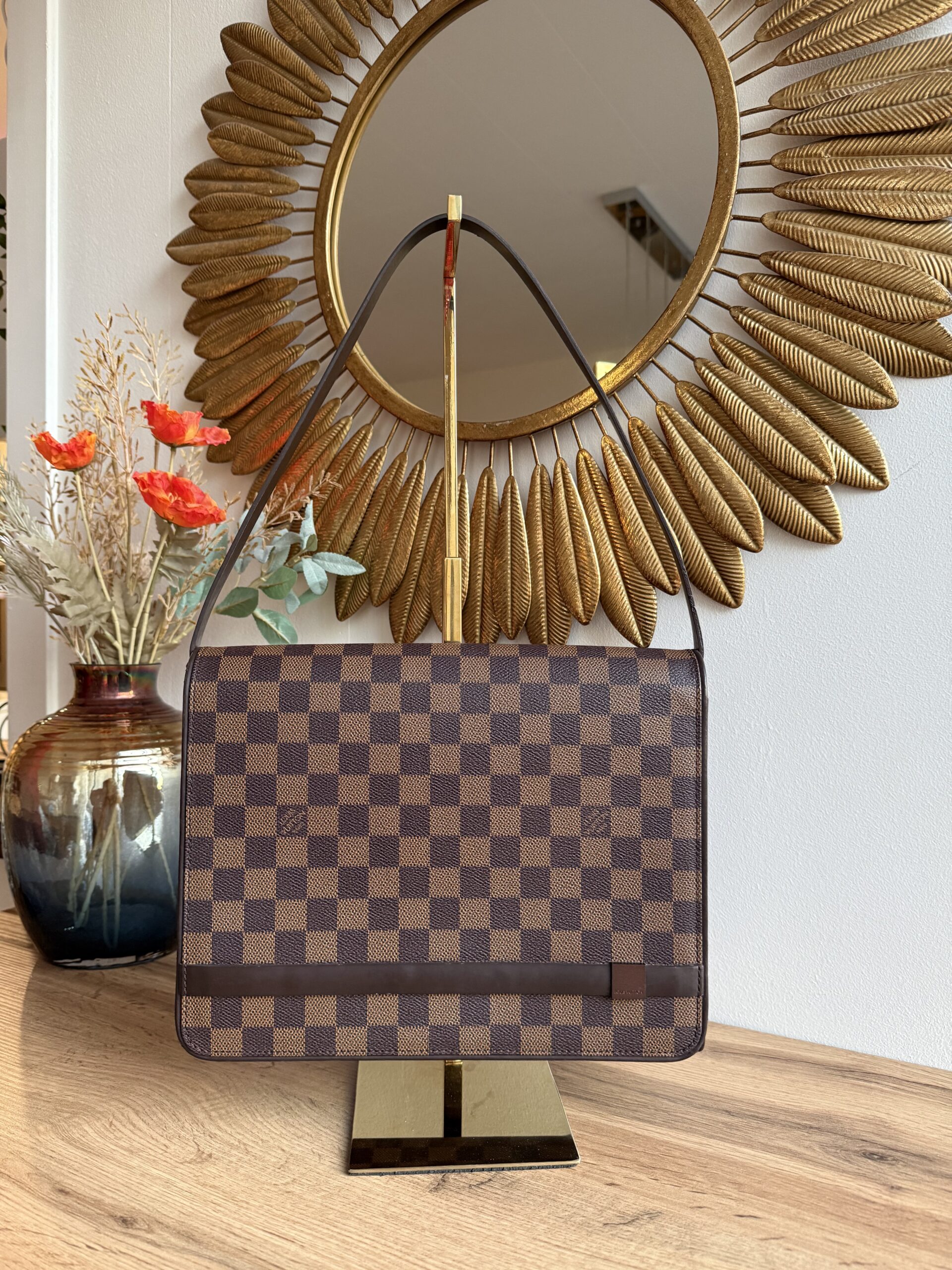 LOUIS VUITTON Tribeca Long Damier Ebene