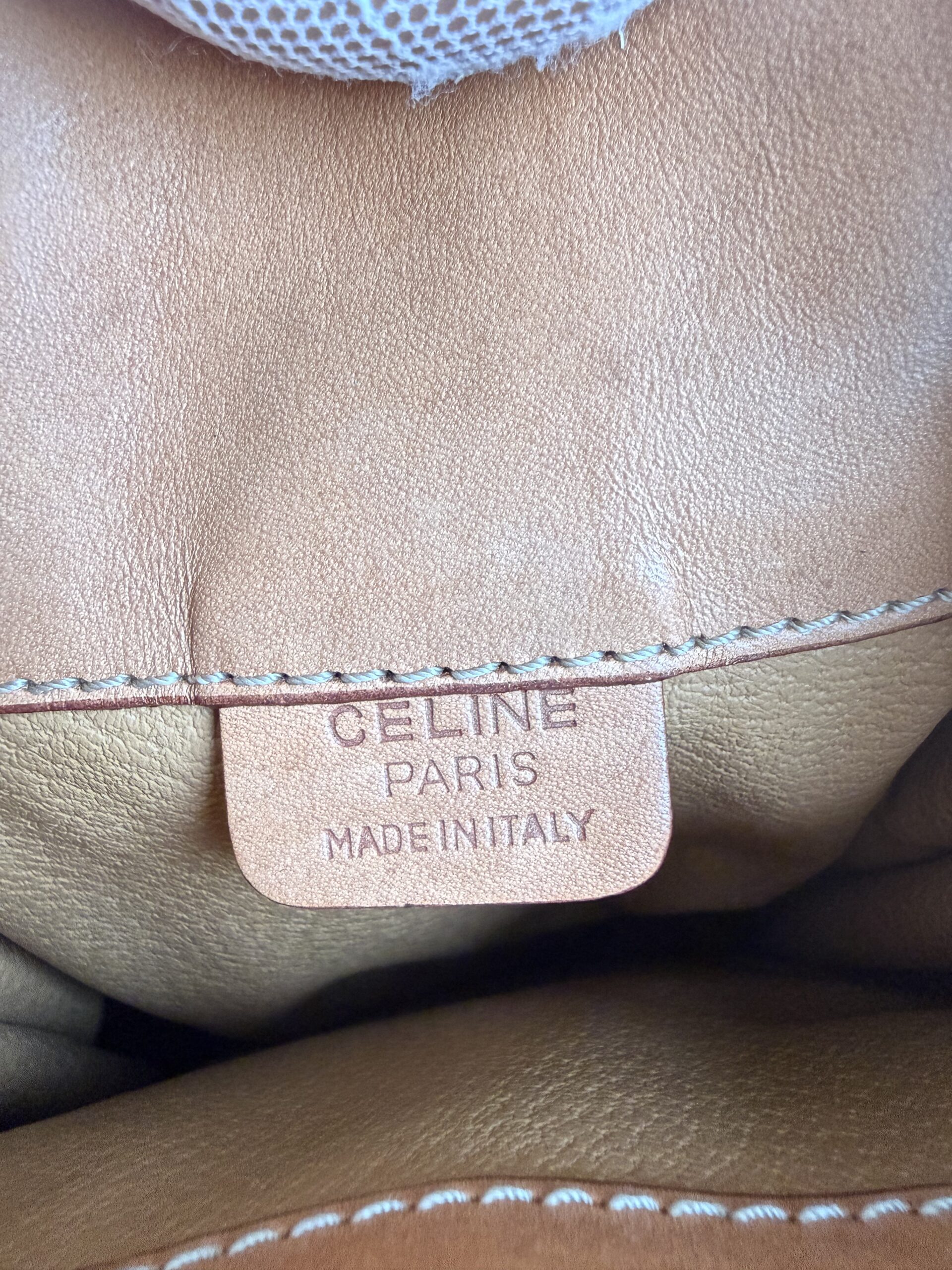 CELINE Vintage Macadam Bucket Bag - Image 5
