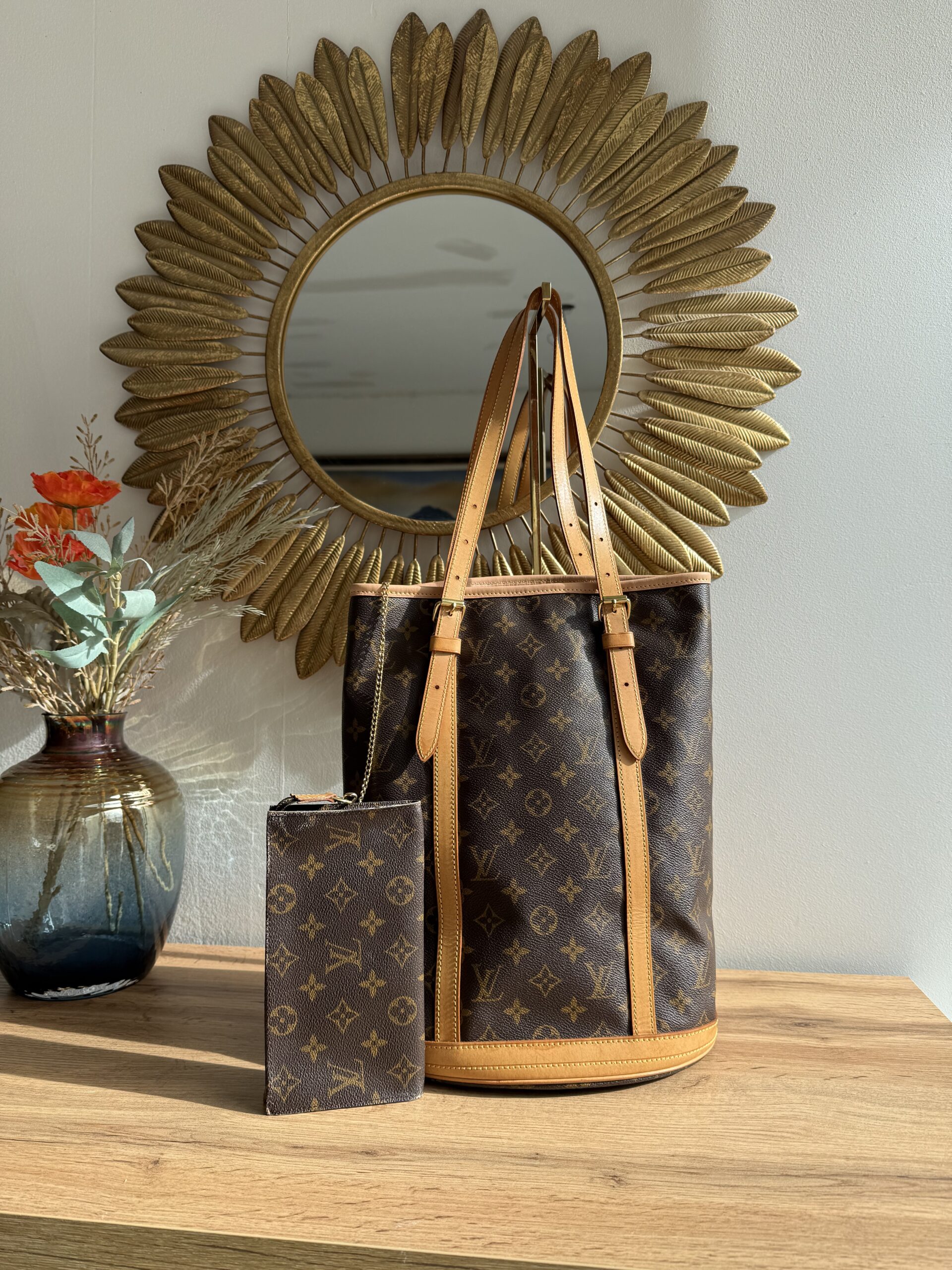 LOUIS VUITTON Monogram Bucket GM