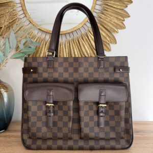 LOUIS VUITTON Uzes Damier Ebene Tote Bag