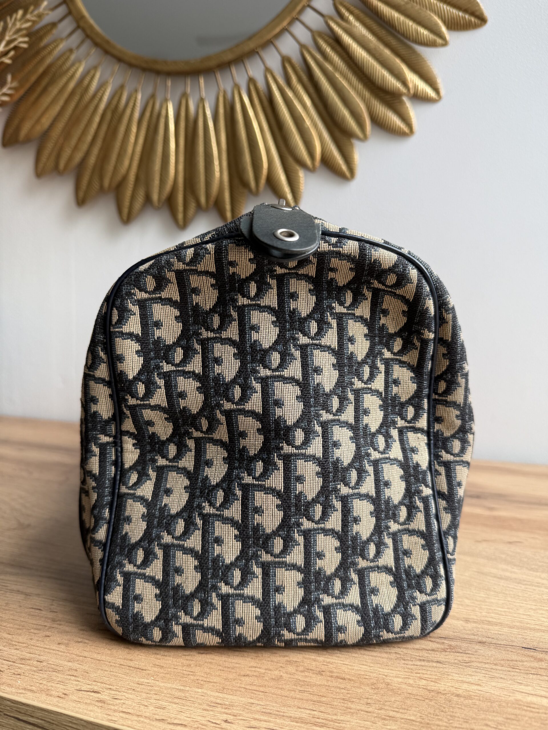 DIOR Vintage Oblique Boston Bag - Image 4