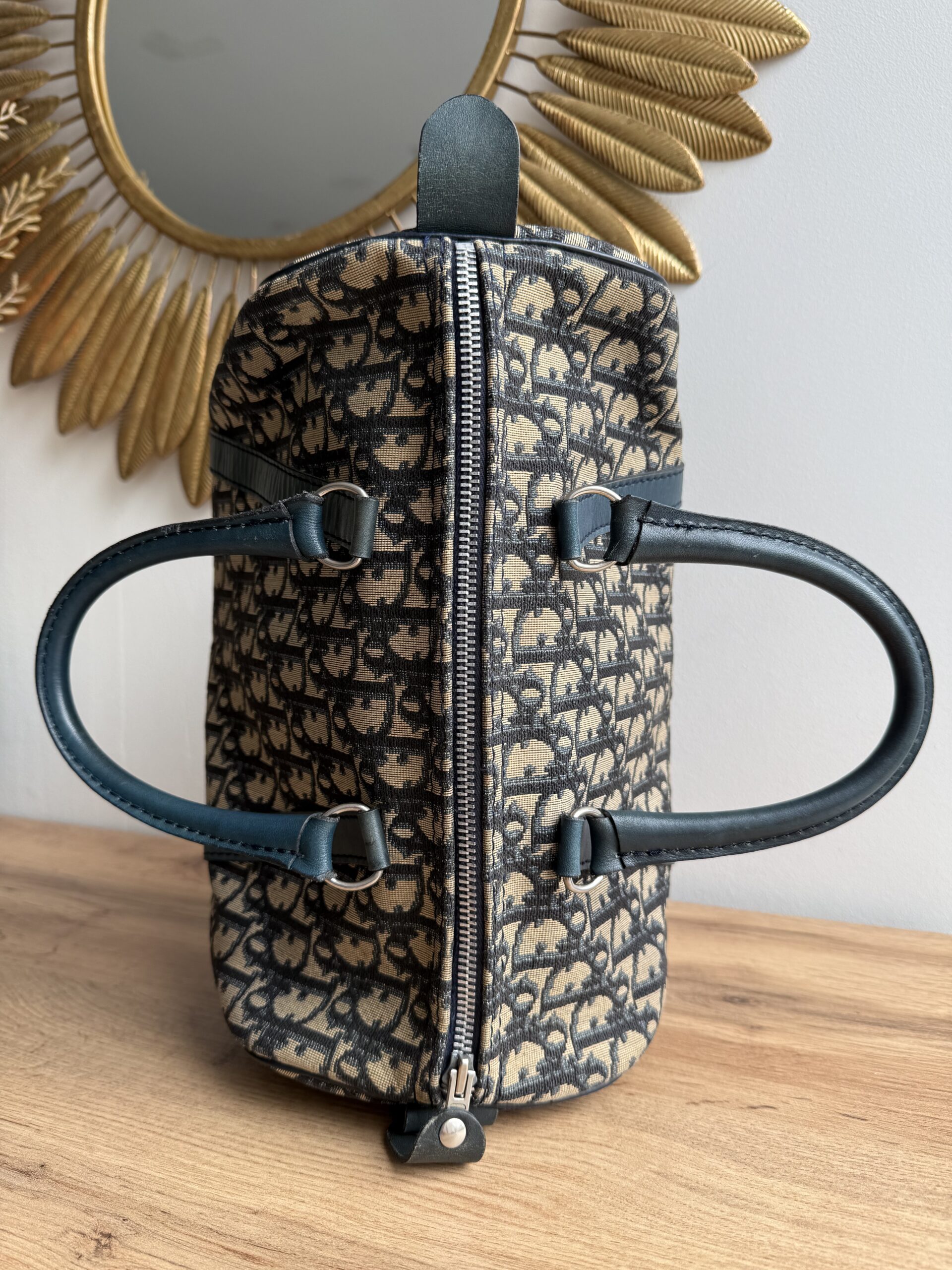 DIOR Vintage Oblique Boston Bag - Image 5