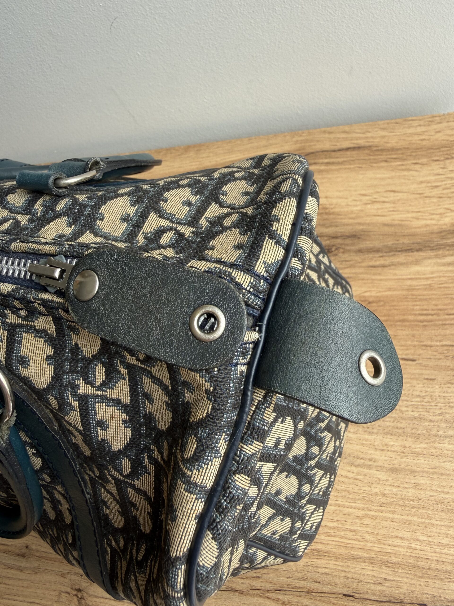 DIOR Vintage Oblique Boston Bag - Image 7