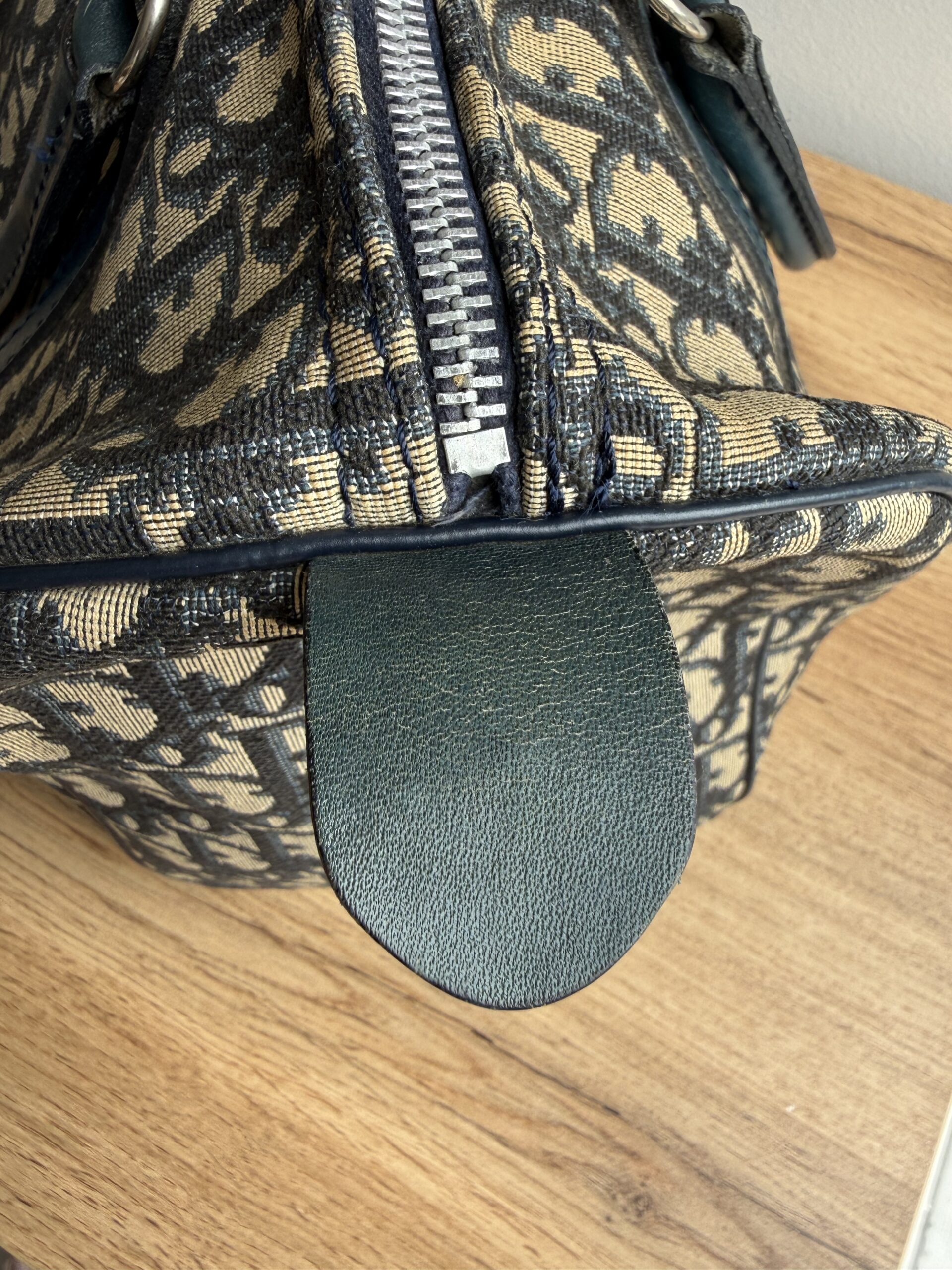 DIOR Vintage Oblique Boston Bag - Image 9