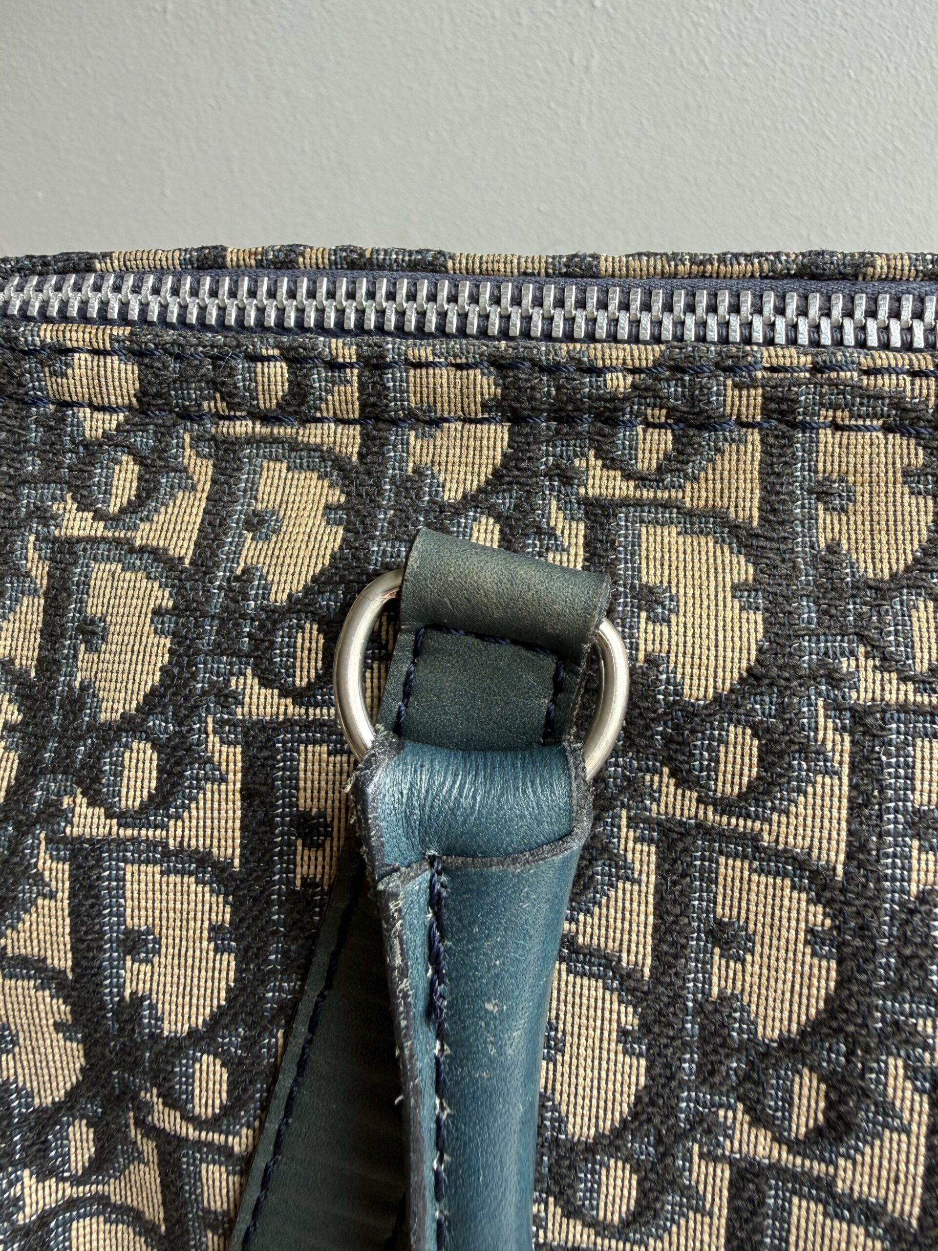 DIOR Vintage Oblique Boston Bag - Image 11