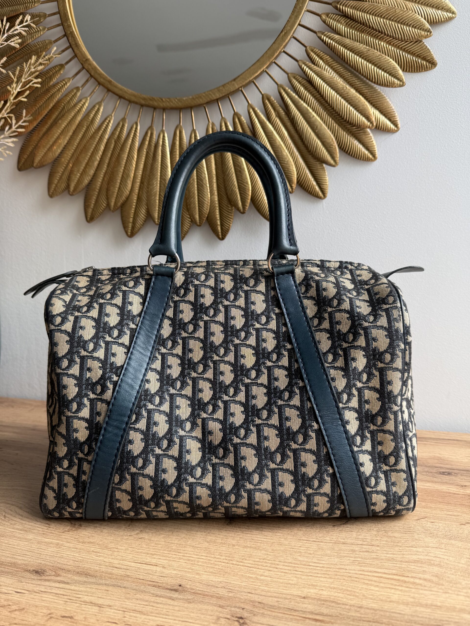 DIOR Vintage Oblique Boston Bag