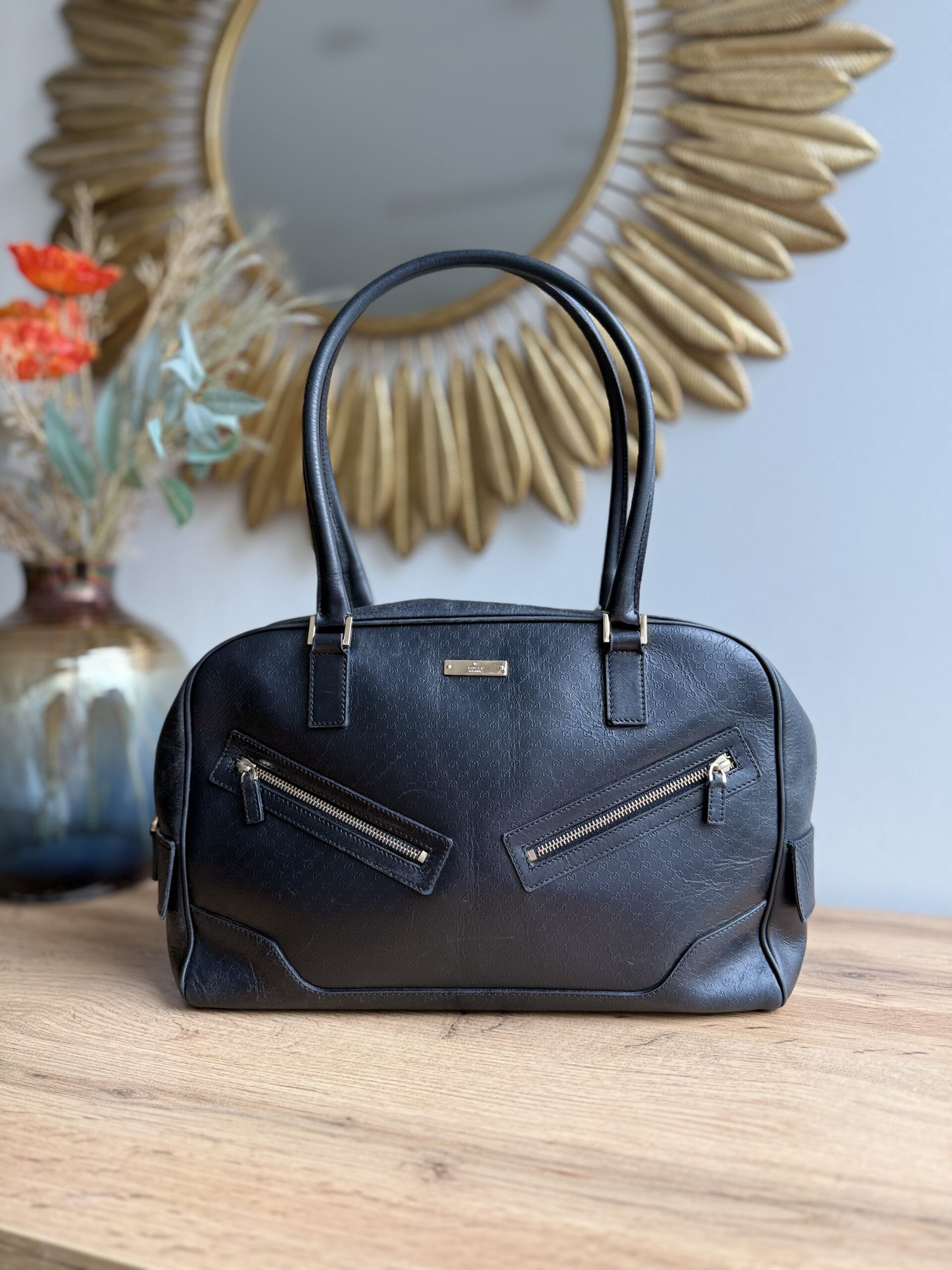 GUCCI Microguccissima Bowling Bag