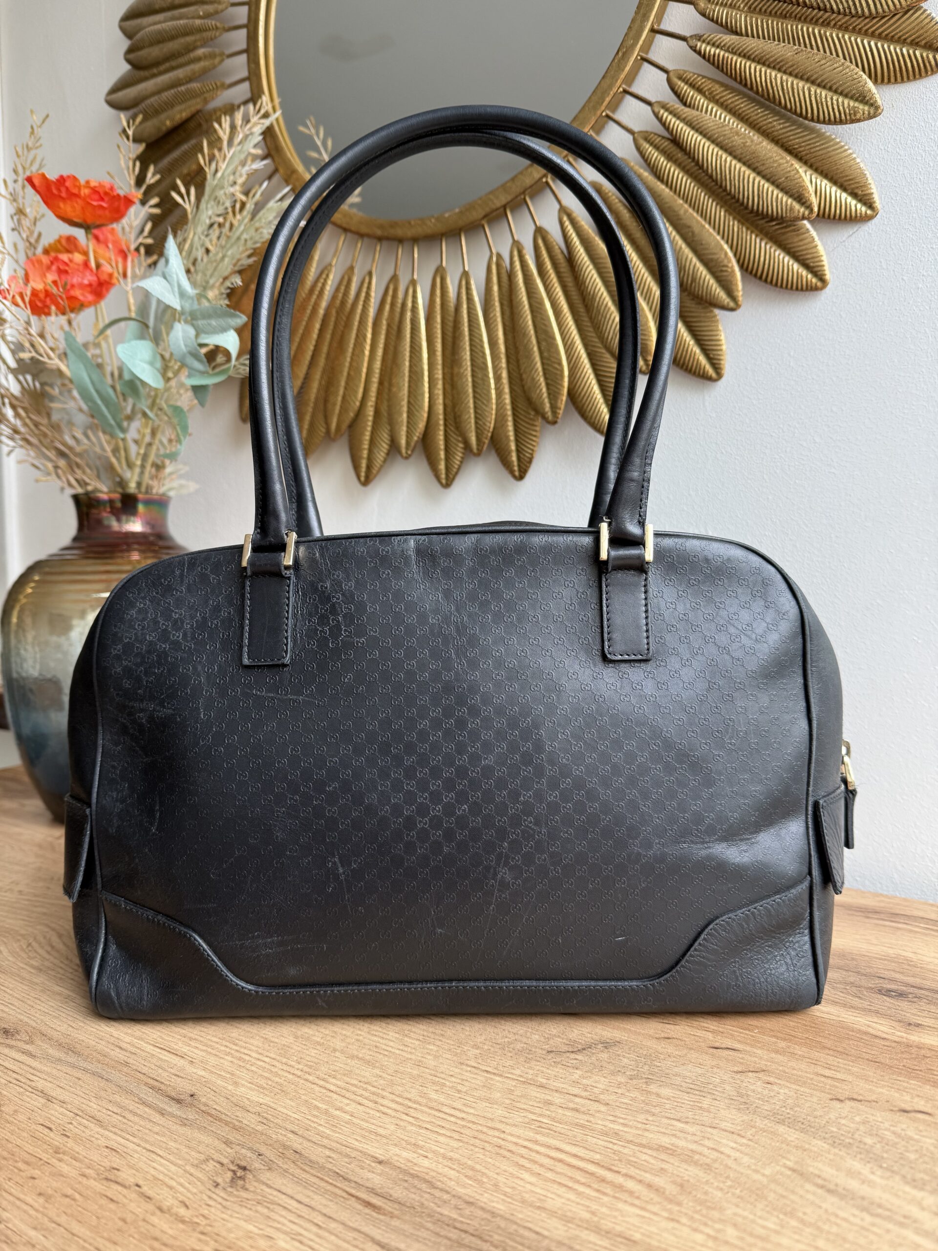 GUCCI Microguccissima Bowling Bag - Image 2