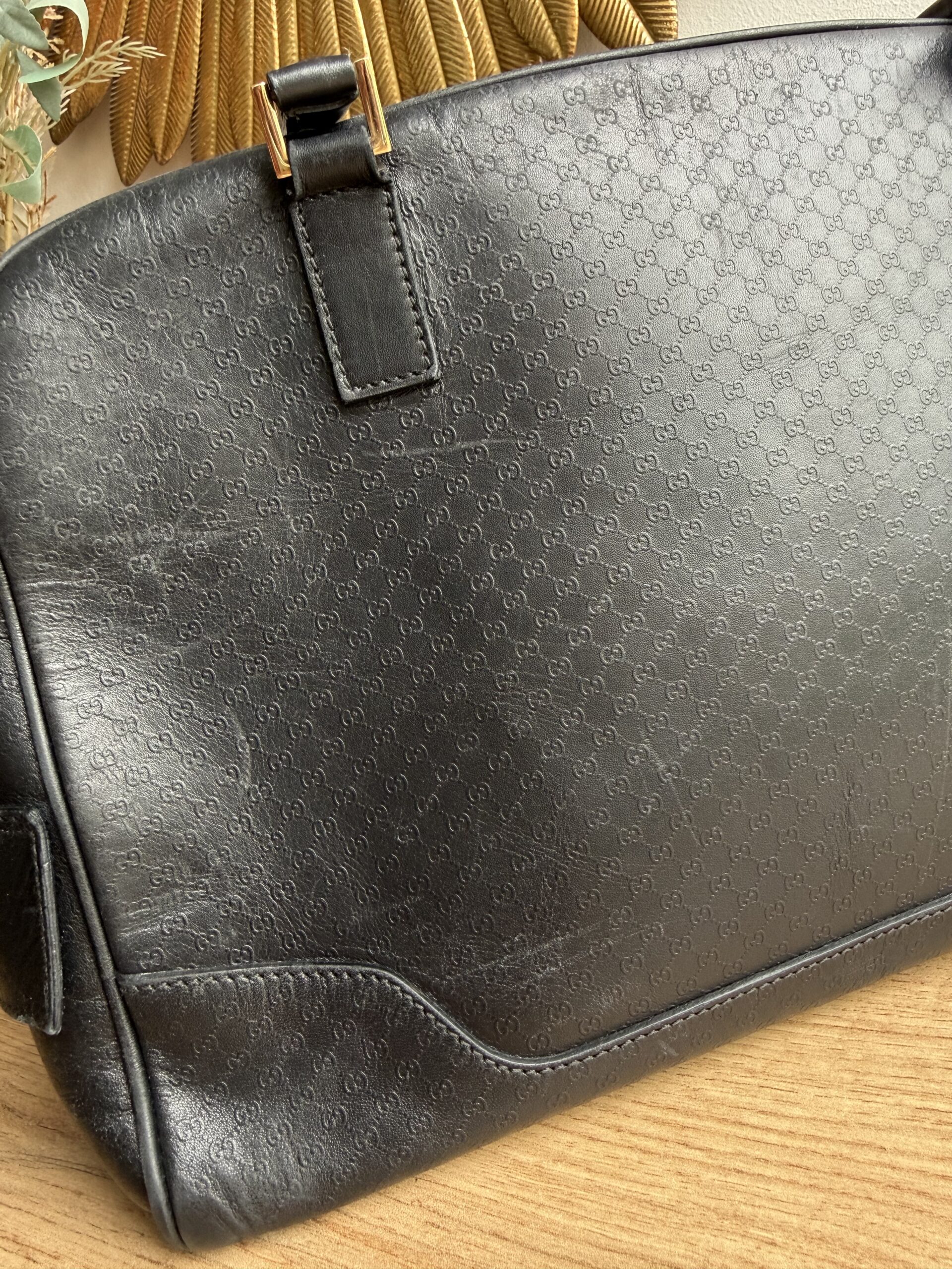 GUCCI Microguccissima Bowling Bag - Image 14